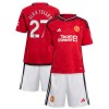 Conjunto (Camiseta+Pantalón Corto) Manchester United Alex Telles 27 Primera Equipación 23-24 - Niño